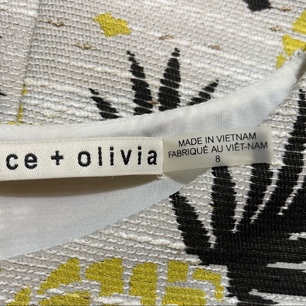 Alice + Olivia Clyde 🍍Pineapple🍍Print Shift Dress | Size 8 | Resort ☀️🕶️ - Picture 5 of 8